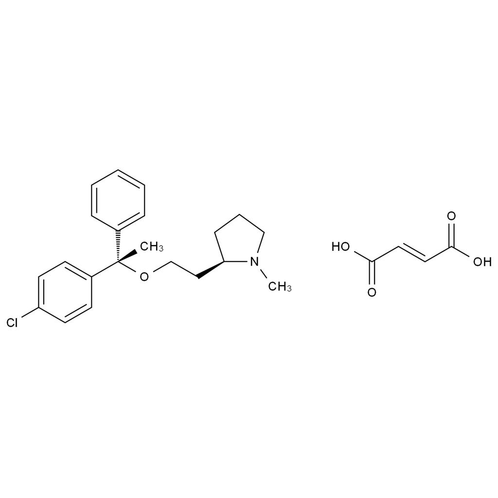 富马酸氯马斯汀杂质7（R,S-异构体）,Clemastine Impurity 7 Fumarate (R,S-isomer)