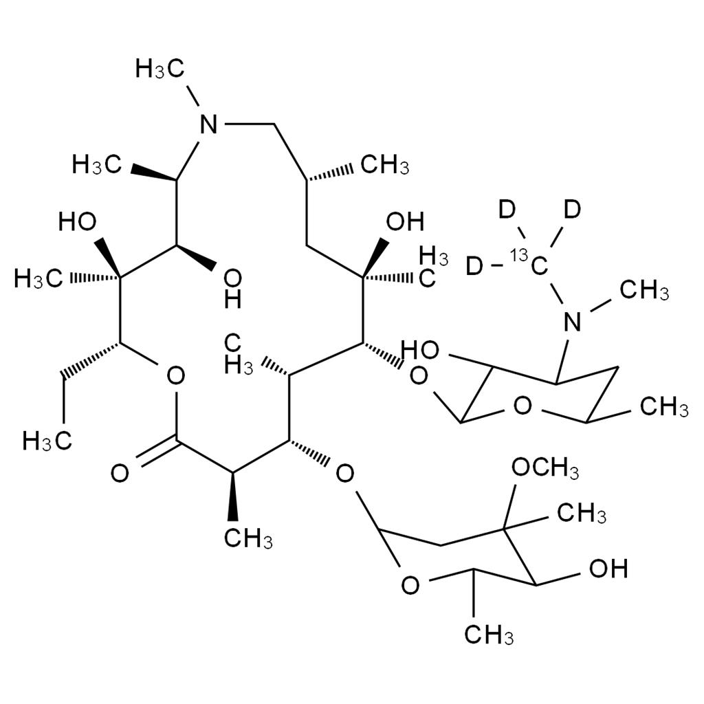 阿奇霉素-13C-d3,Azithromycin-13C-d3