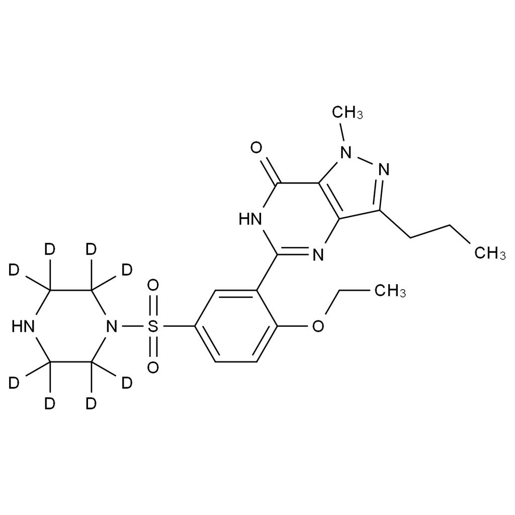 西地那非EP雜質(zhì)F-d8 (N-去甲基西地那非-d8),Sildenafil EP Impurity F-d8 (N-Desmethyl Sildenafil-d8)