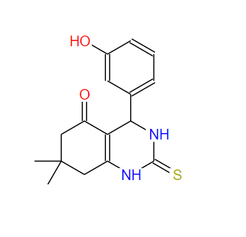 2,3,4,6,7,8-六氢-4-(3-羟基苯基)-7,7-二甲基-2-硫代-5(1H)-喹唑啉酮,Dimethylenastron