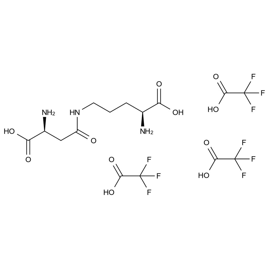 （S） -2-氨基-5-（（S）-3-氨基-3-羧丙酰胺）戊酸三氟乙酸鹽,(S)-2-amino-5-((S)-3-amino-3-carboxypropanamido)pentanoic  Trifluoroacetic Acid