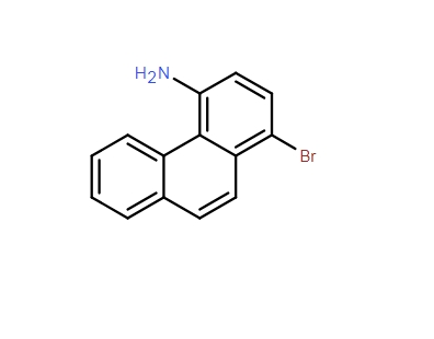 4-Phenanthrenamine, 1-bromo-