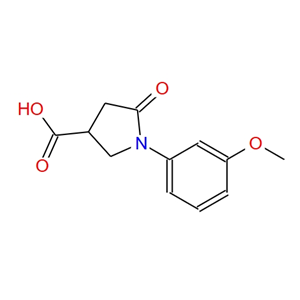 1-(3-甲氧基-苯基)-5-氧代-吡咯烷-3-羧酸