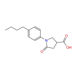 1-(4-丁基苯基)-5-氧代吡咯烷-3-羧酸