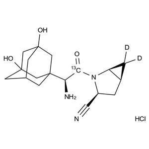 CATO_5-羟基沙格列汀-13C-d2盐酸盐__97%