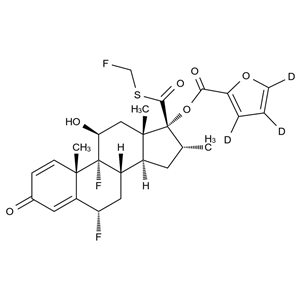 糠酸氟替卡松 D3,Fluticasone Furoate D3