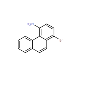 4-Phenanthrenamine, 1-bromo-