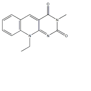 3-甲基-10-乙基-脫氮黃素,Pyrimido[4,5-b]quinoline-2,4(3H,10H)-dione, 10-ethyl-3-methyl-