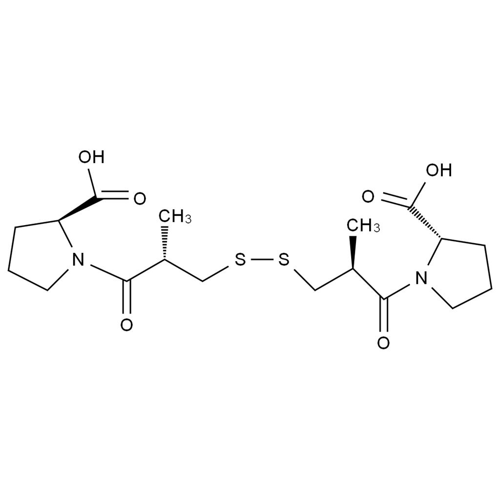 卡托普利EP杂质A(卡托普利二硫化物),Captopril EP Impurity A (Captopril disulfide)