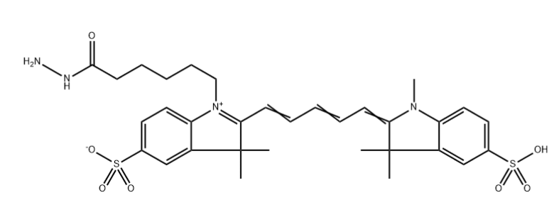 二磺酸-CY5-酰肼,Sulfo-Cy5 hydrazide