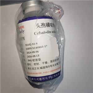 头孢磺啶钠  Cefsulodine sodium 52152-93-9 98%