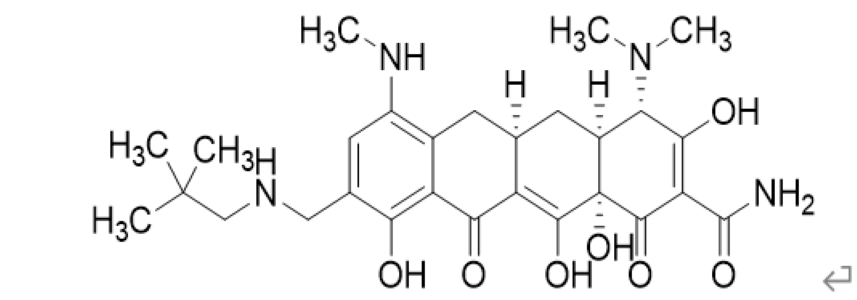 奧馬環(huán)素7-去甲基雜質(zhì),(4S,4aS,5aR,12aS)-4-(dimethylamino)-3,10,12,12a-tetrahydroxy-7-(methylamino)-9-((neopentylamino)methyl)-1,11-dioxo-1,4,4a,5,5a,6,11,12a-octahydrotetracene-2-carboxamide