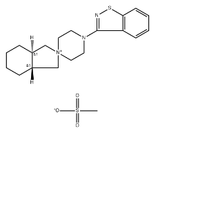 (3AR,7AR)-4'-(1,2-苯并異噻唑-3-基)八氫螺[2H-異吲哚-2,1'-哌嗪]甲磺酸鹽,(3aR,7aR)-4'-(1,2-Benzisothiazol-3-yl)octahydrospiro[2H-isoindole-2,1'-piperaziniuM] Methanesulfonate