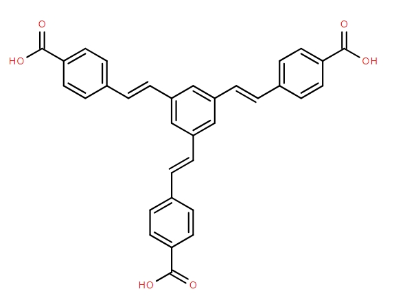 4,4',4''-((1E,1'E,1''E)-Benzene-1,3,5-triyltris(ethene-2,1-diyl))tribenzoic acid,4,4',4''-((1E,1'E,1''E)-Benzene-1,3,5-triyltris(ethene-2,1-diyl))tribenzoic acid