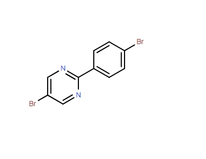 Pyrimidine, 5-bromo-2-(4-bromophenyl)-,Pyrimidine, 5-bromo-2-(4-bromophenyl)-