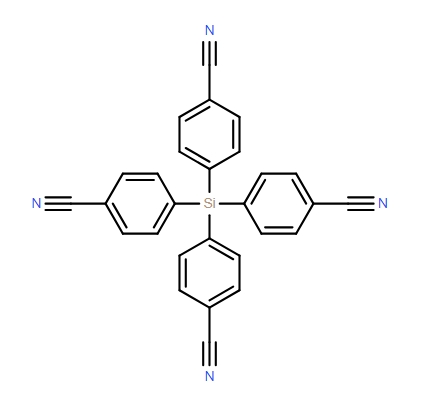 Benzonitrile, 4,4',4'',4'''-silanetetrayltetrakis-,Benzonitrile, 4,4',4'',4'''-silanetetrayltetrakis-