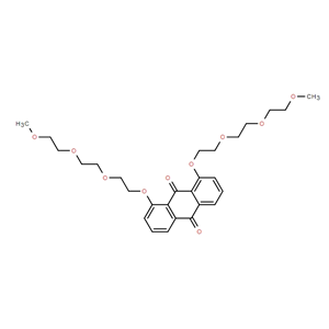 9,10-Anthracenedione, 1,8-bis[2-[2-(2-methoxyethoxy)ethoxy]ethoxy]-,9,10-Anthracenedione, 1,8-bis[2-[2-(2-methoxyethoxy)ethoxy]ethoxy]-