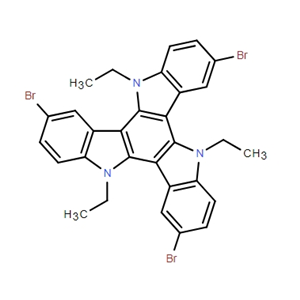 5H-Diindolo[3,2-a:3',2'-c]carbazole, 3,8,13-tribromo-5,10,15-triethyl-10,15-dihydro-