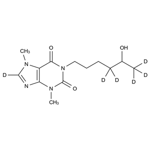 CATO_羟基己酮可可碱-d6（rac-利索茶碱-d6）_1185995-73-6_97%