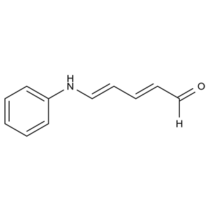 CATO_5-（苯基氨基）-2,4-戊二烯醛_17432-66-5_97%