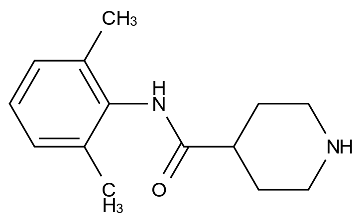 N-（2,6-二甲基苯基）哌啶-4-甲酰胺,N-(2,6-dimethylphenyl)piperidine-4-carboxamide