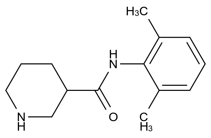 N-（2,6-二甲基苯基）哌啶-3-甲酰胺,N-(2,6-dimethylphenyl)piperidine-3-carboxamide