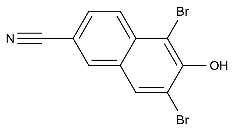 5,7-二溴-6-羥基-2-萘腈,5,7-Dibromo-6-hydroxy-2-naphthonitrile