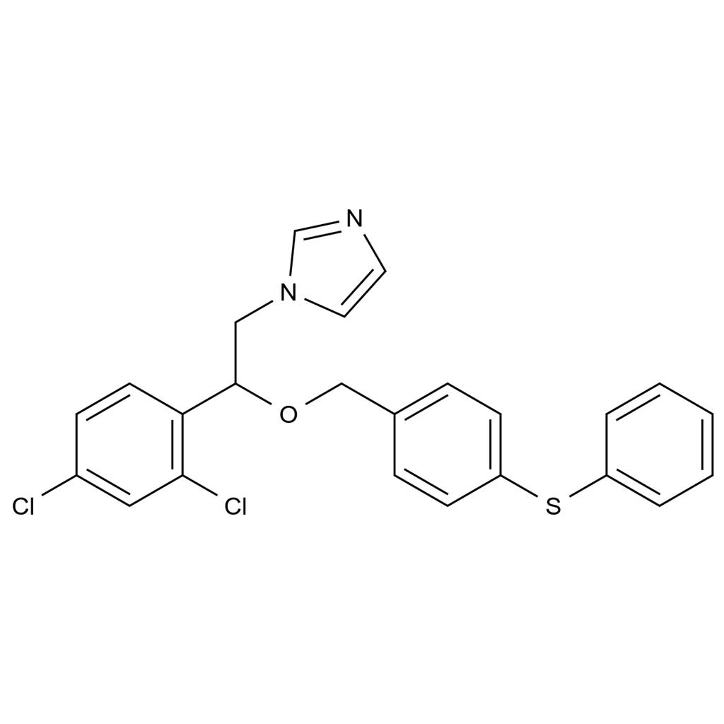 1-(2-(2,4-DICHLOROPHENYL)-2-((4-(PHENYLTHIO)BENZYL)OXY)ETHYL)-1H-IMIDAZOLE,1-(2-(2,4-DICHLOROPHENYL)-2-((4-(PHENYLTHIO)BENZYL)OXY)ETHYL)-1H-IMIDAZOLE