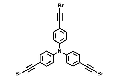 tris(4-(bromoethynyl)phenyl)amine,tris(4-(bromoethynyl)phenyl)amine