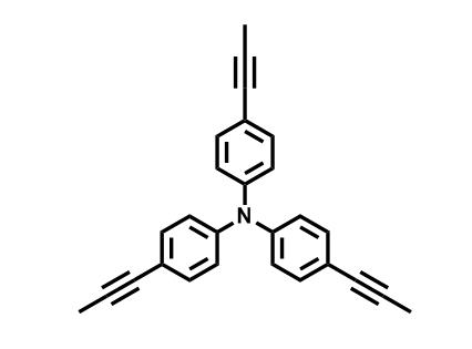 tris(4-(prop-1-yn-1-yl)phenyl)amine,tris(4-(prop-1-yn-1-yl)phenyl)amine