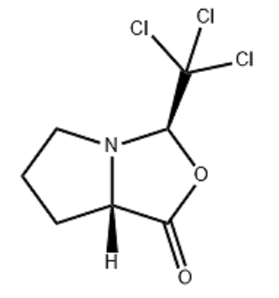 (2R,5S)-2-三氯甲基-3-氧-1-氮杂二环[3.3.0]辛烷-4-酮,(3R,7AS)-3-(trichloromethyl)tetrahydropyrrolo[1,2-c]oxazol-1(3H)-one