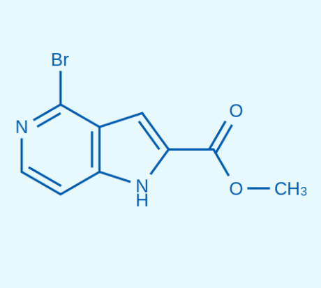 4-溴-5-氮杂吲哚-2-甲酸甲酯,Methyl 4-Bromo-5-azaindole-2-carboxylate