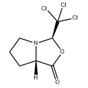 (2R,5S)-2-三氯甲基-3-氧-1-氮杂二环[3.3.0]辛烷-4-酮,(3R,7AS)-3-(trichloromethyl)tetrahydropyrrolo[1,2-c]oxazol-1(3H)-one