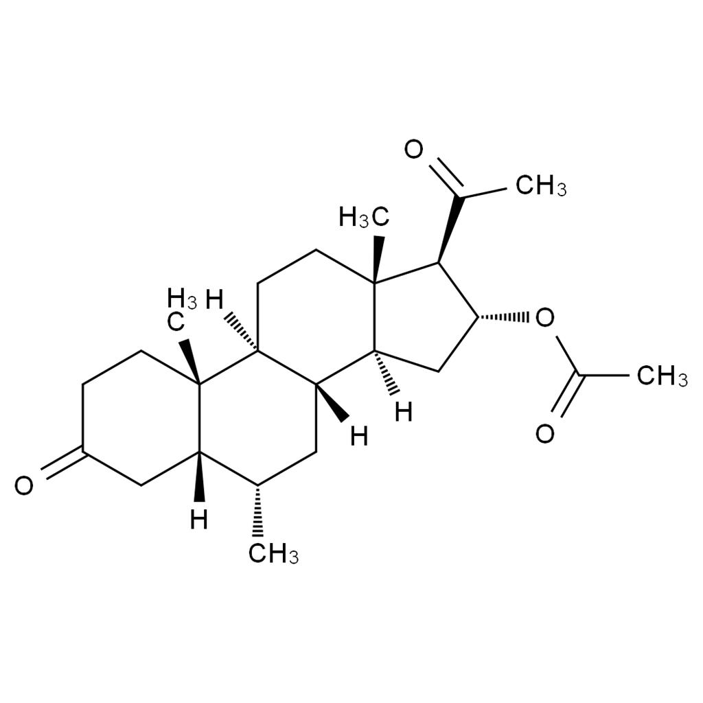 醋酸甲羥孕酮EP雜質(zhì)F,Medroxyprogesterone Acetate EP Impurity F (Medroxyprogesterone Acetate USP Related Compound A, 4,5-beta-Dihydromedroxyprogesterone Acetate)