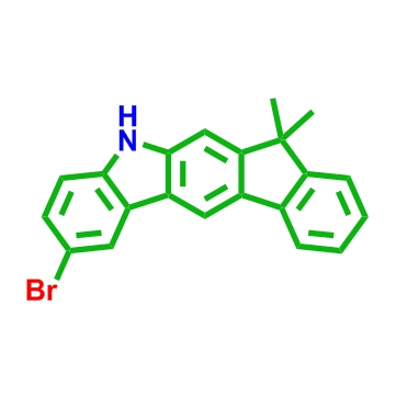 2-溴-7,7-二甲基-5,7-二氫茚并[2,1-B]咔唑,2-bromo-7,7-dimethyl-5,7-dihydroindeno[2,1-b]carbazole