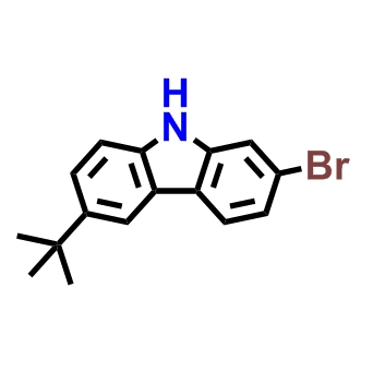 2-溴-6-(叔丁基)-9H-咔唑,2-bromo-6-(tert-butyl)-9H-carbazole