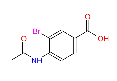 4-乙酰氨基-3-溴苯甲酸,4-AcetaMido-3-broMobenzoic acid