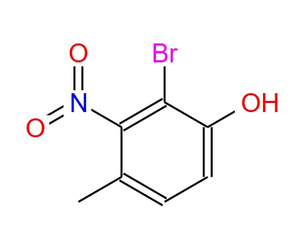 2-溴-3-硝基-4-甲基苯酚,2-bromo-4-methyl-3-nitro-phenol