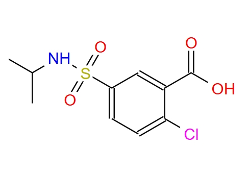 2-氯-5-[(丙-2-基)氨磺酰基]苯甲酸,2-chloro-5-[(propan-2-yl)sulfamoyl]benzoic acid