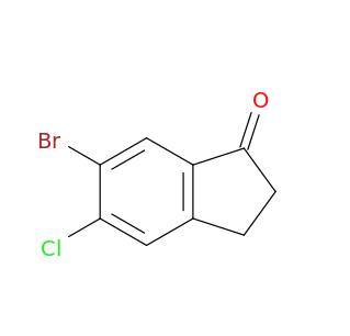 6-溴-5-氯-1-茚酮,1H-Inden-1-one, 6-broMo-5-chloro-2,3-dihydro-