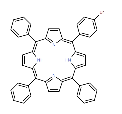 5-(溴苯基)- 10,15,20-苯基卟啉,5-(bromophenyl)-10,15,20-phenylporphyrin