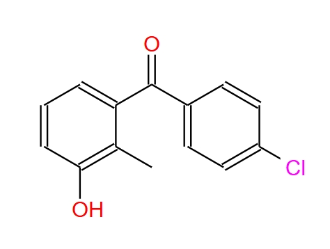 (4-氯苯基)(3-羥基-2-甲基苯基)甲酮,(4-chlorophenyl)(3-hydroxy-2-methylphenyl)methanone