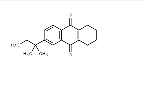 9,10-Anthracenedione, 6-(1,1-dimethylpropyl)-1,2,3,4-tetrahydro-,9,10-Anthracenedione, 6-(1,1-dimethylpropyl)-1,2,3,4-tetrahydro-