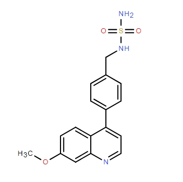 N-[4-(7-甲氧基喹啉-4-基)芐基]磺胺,N-[4-(7-Methoxyquinolin-4-yl)benzyl]sulfamide