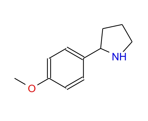 2-(4-甲氧苯基)-吡咯烷,2-(4-Methoxyphenyl)pyrrolidine