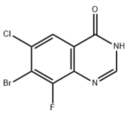 7-溴-6-氯-8-氟喹唑啉-4-醇,7-bromo-6-chloro-8-fluoroquinazolin-4-ol