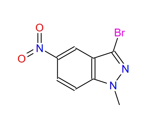 3-溴-1-甲基-5-硝基-1H-咪唑,3-Bromo-1-methyl-5-nitro-1H-indazole