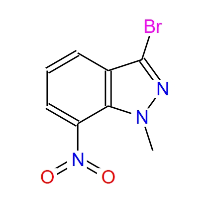 3-溴-1-甲基-7-硝基-1H-吲唑,3-Bromo-1-methyl-7-nitro-1H-indazole