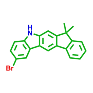 2-溴-7,7-二甲基-5,7-二氫茚并[2,1-B]咔唑,2-bromo-7,7-dimethyl-5,7-dihydroindeno[2,1-b]carbazole