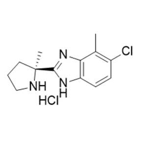 6-氯-7-甲基-2-[(2S)-2-甲基吡咯烷-2-基]-1H-苯并咪唑盐酸盐